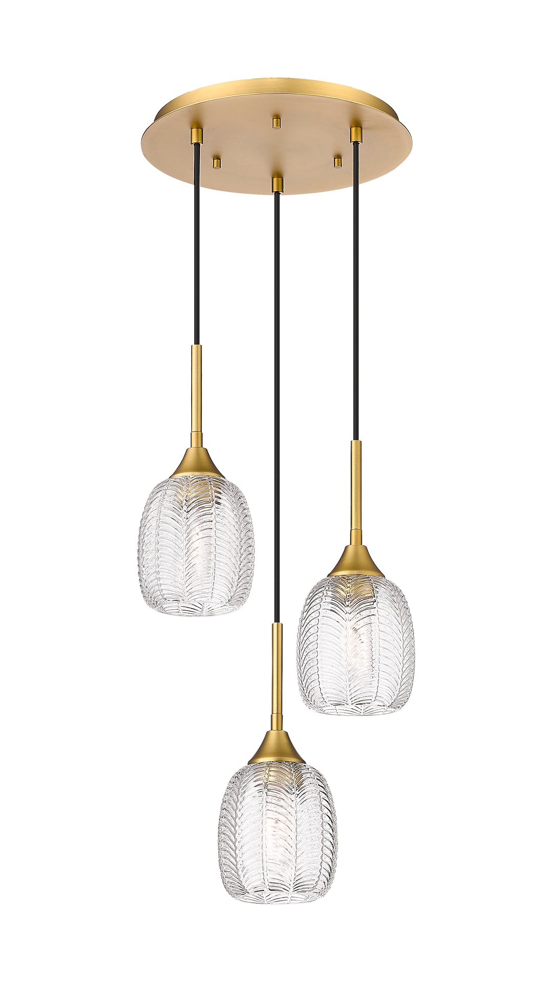 Innovations Lighting Berkshire 5" Multi Pendant - Brushed Brass Pendants Innovations Lighting   