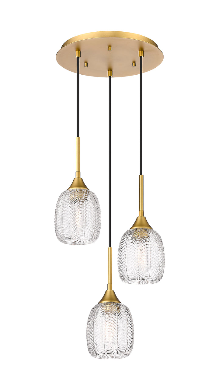 Innovations Lighting Berkshire 5" Multi Pendant - Brushed Brass Pendants Innovations Lighting   