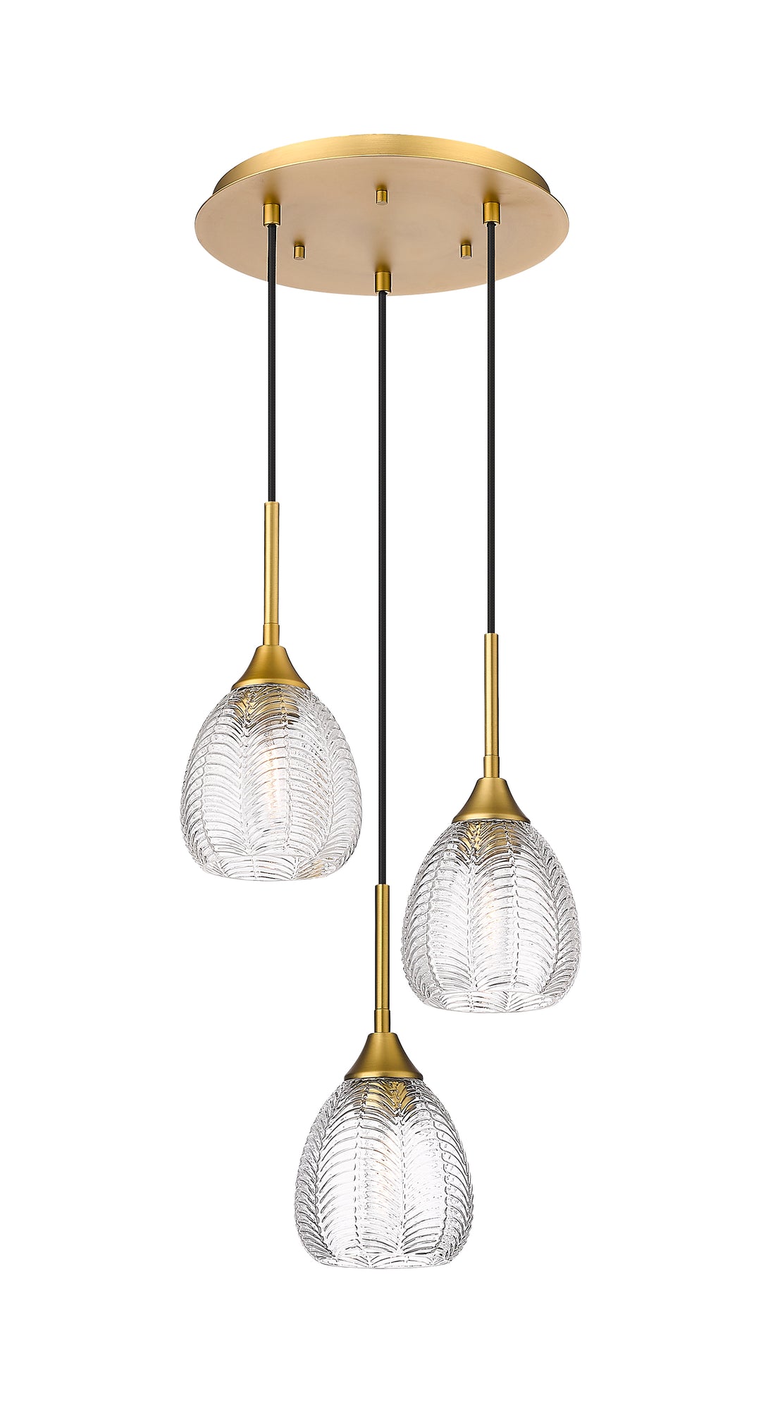 Innovations Lighting Berkshire 6" Multi Pendant - Brushed Brass Pendants Innovations Lighting   