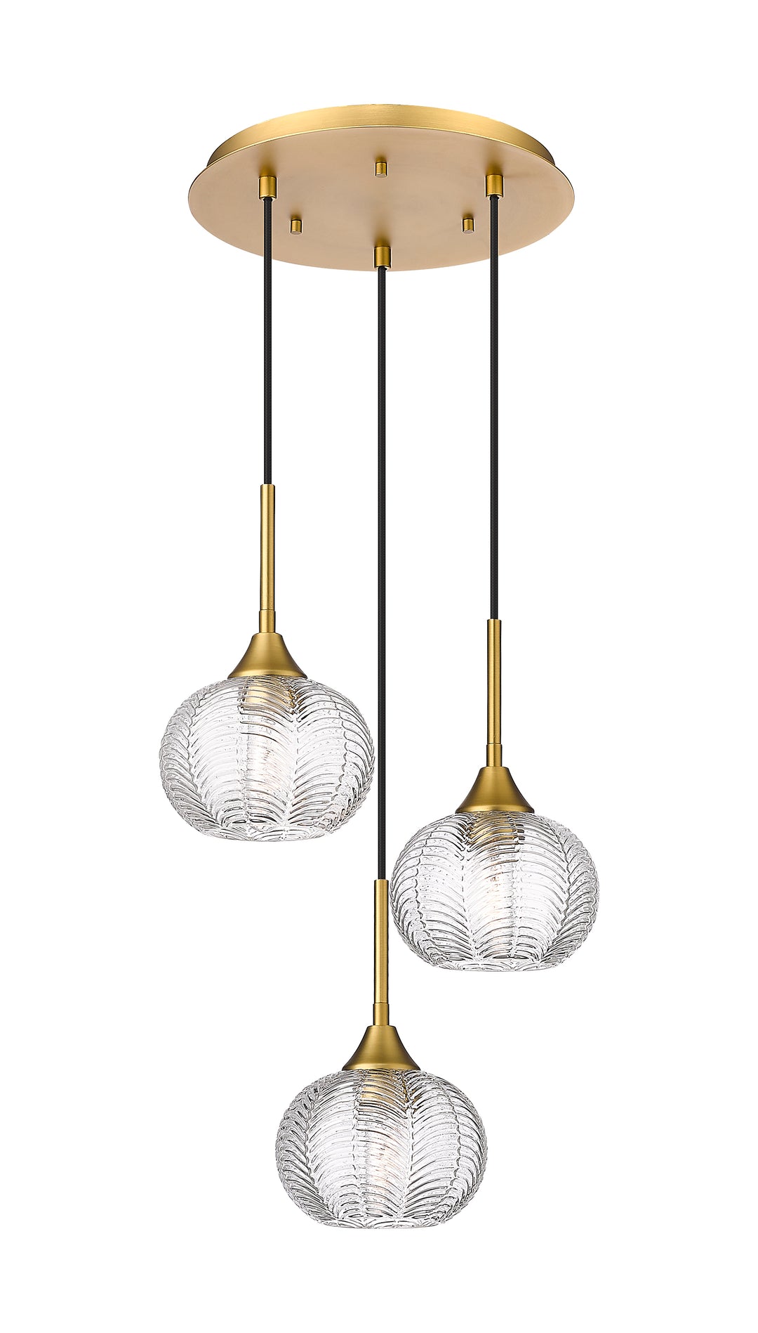 Innovations Lighting Berkshire 7" Multi Pendant - Brushed Brass Pendants Innovations Lighting   