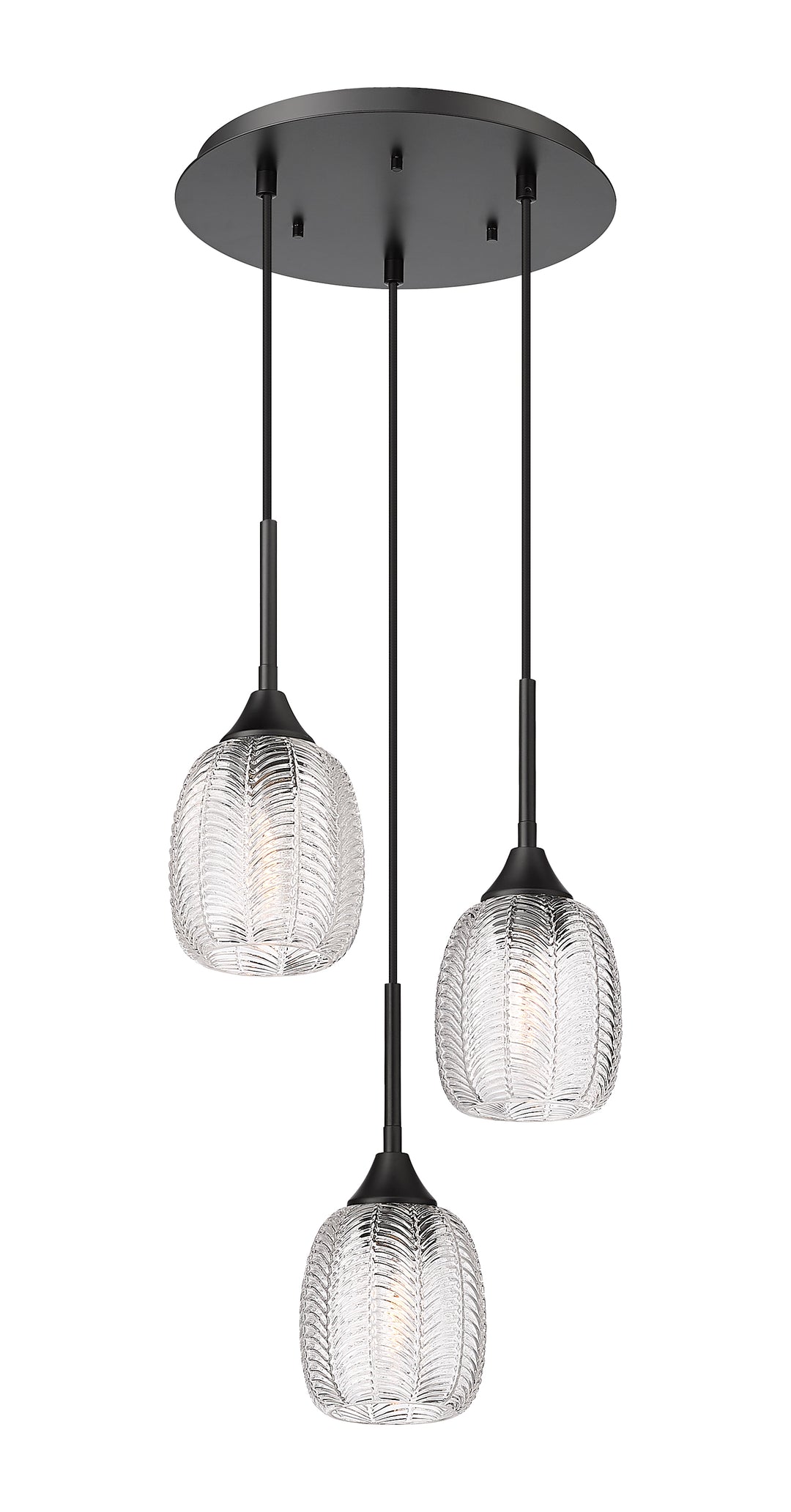 Innovations Lighting Berkshire 5" Multi Pendant - Matte Black Pendants Innovations Lighting   