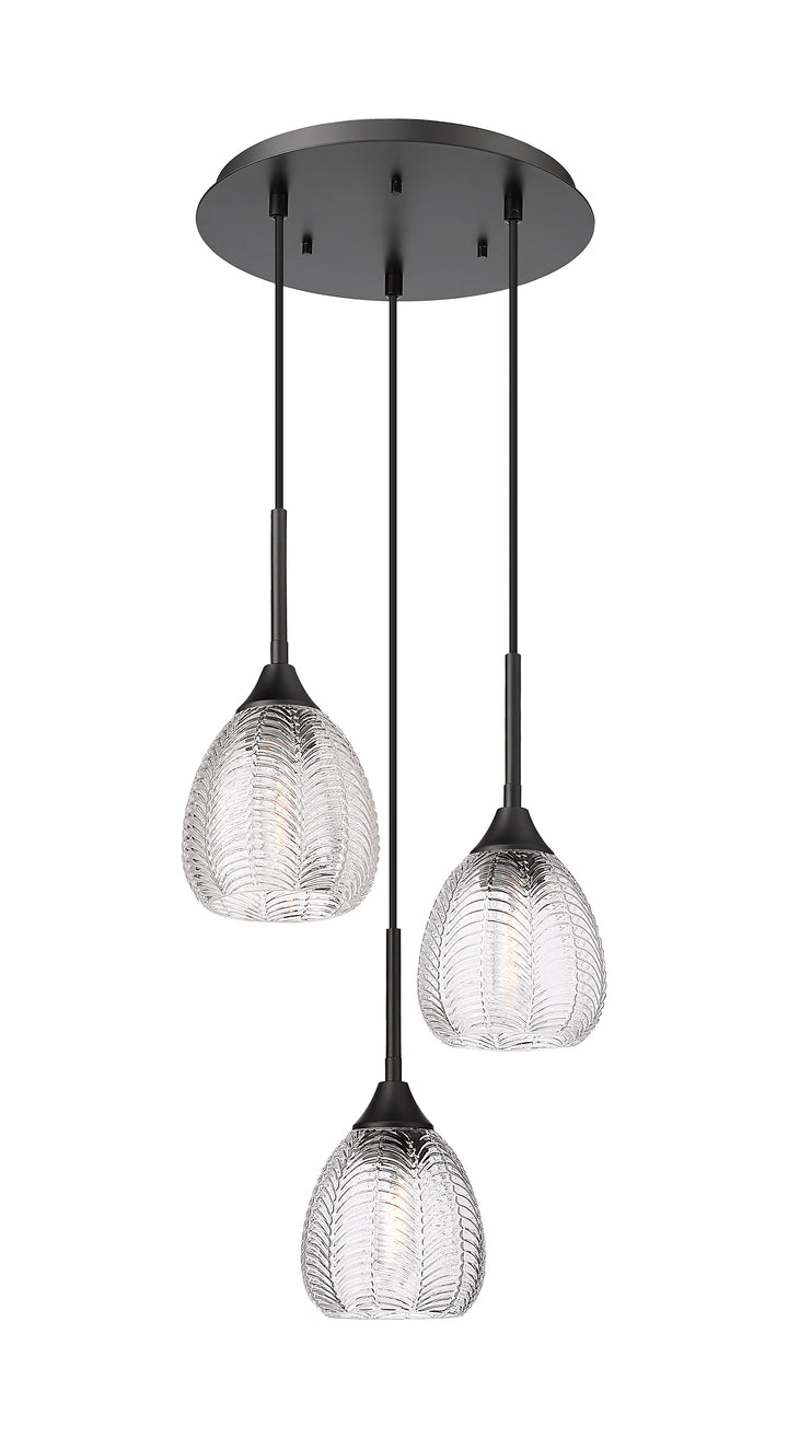 Innovations Lighting Berkshire 6" Multi Pendant - Matte Black Pendants Innovations Lighting   