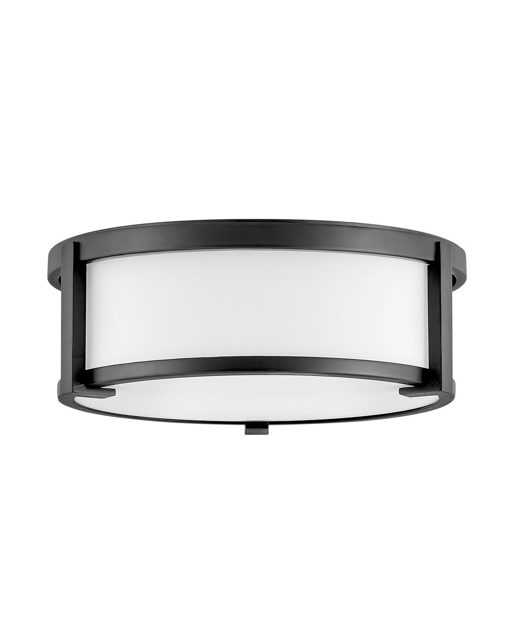 Hinkley Lowell Flush Mount Flush Mount Ceiling Light Hinkley Black 13.25x13.25x4.75 