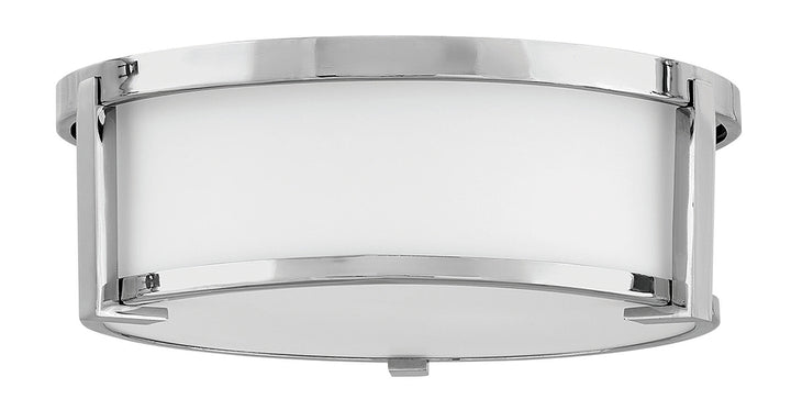 Hinkley Lowell Flush Mount Ceiling Flush Mounts Hinkley Chrome 13.25x13.25x4.75 