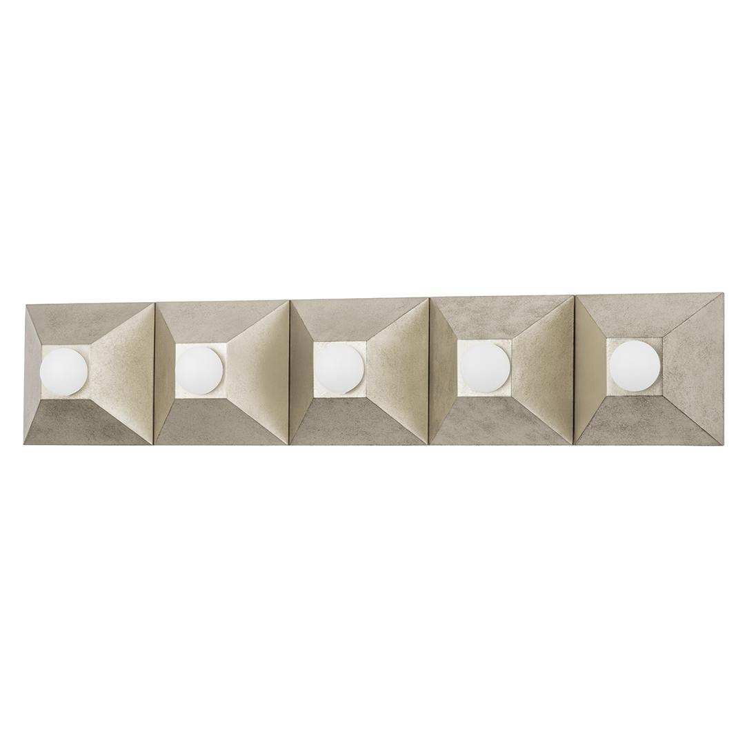 Corbett Lighting Max Bath and Vanity Vanity Lights Corbett SILVER LEAF 30x6 