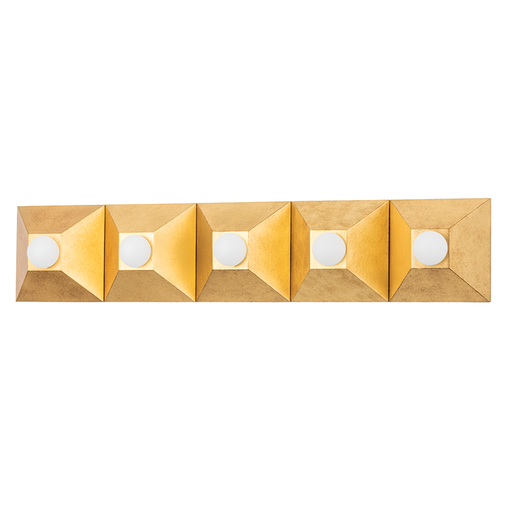 Corbett Lighting Max Bath and Vanity Vanity Lights Corbett VINTAGE GOLD LEAF 30x6 