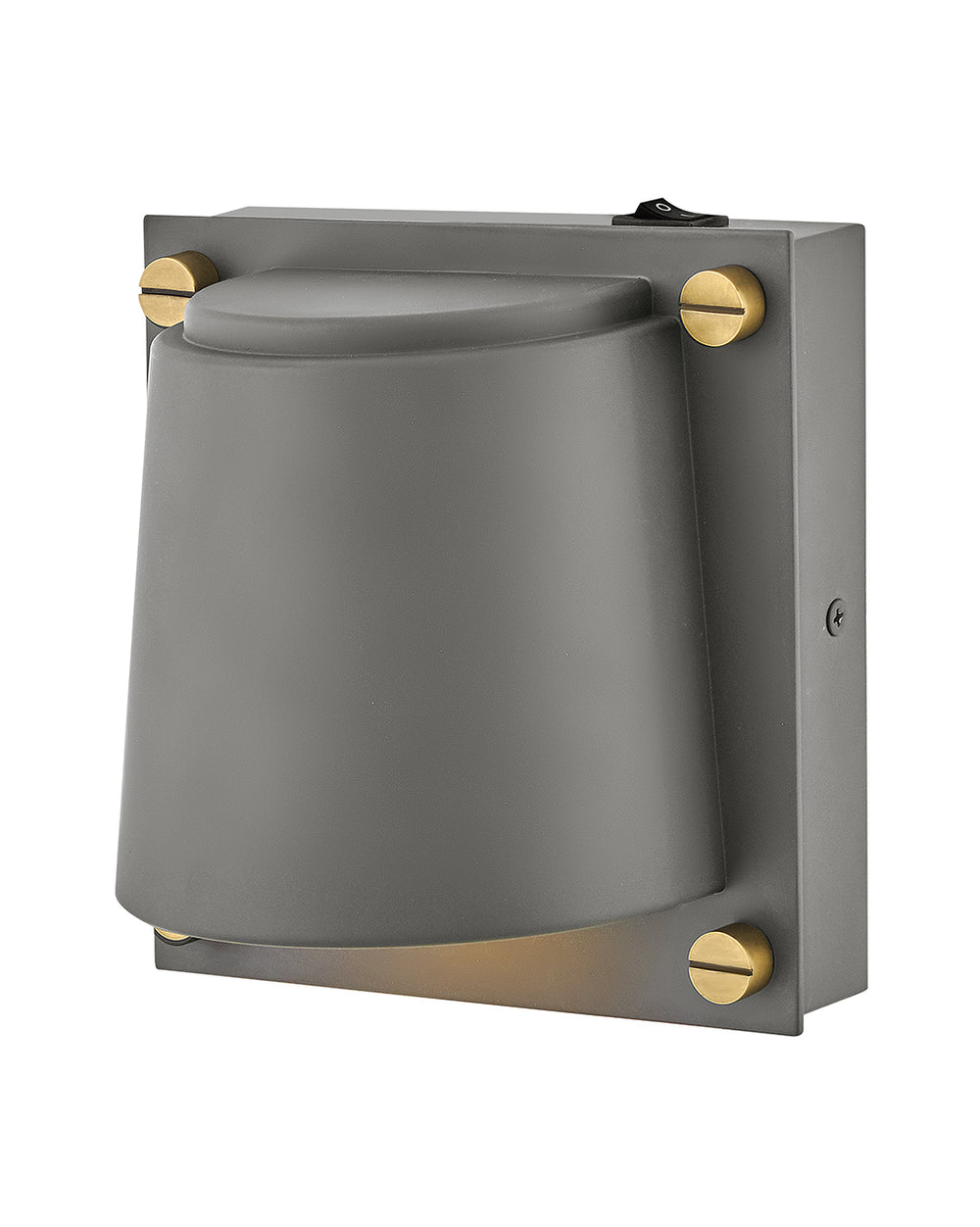 Hinkley Scout Sconce Wall Sconces Hinkley Dark Matte Grey 4.5x6.75x6.75 