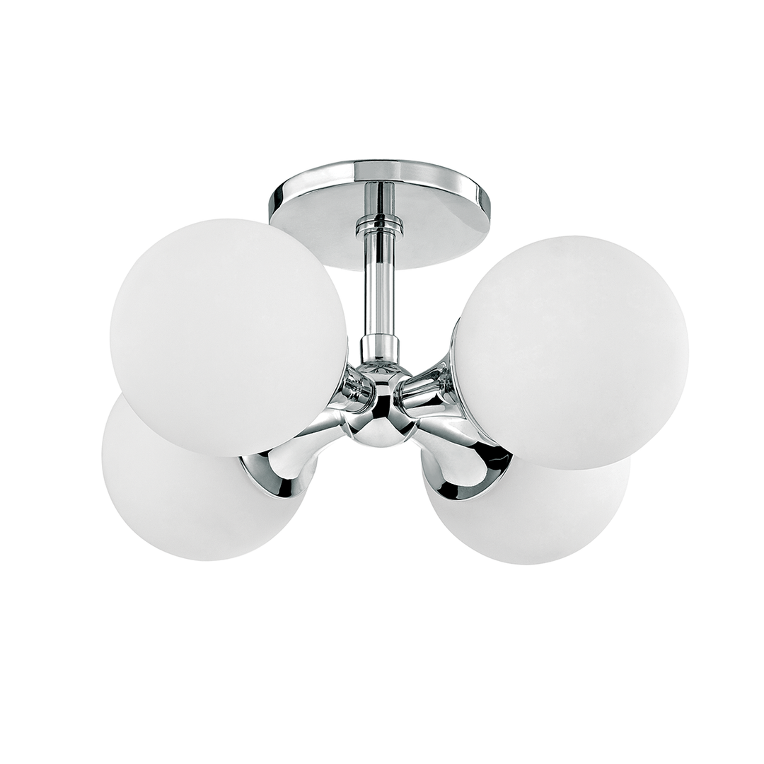 Hudson Valley Lighting Astoria Semi Flush Ceiling Semi Flush Mounts Hudson Valley Lighting Polished Chrome  