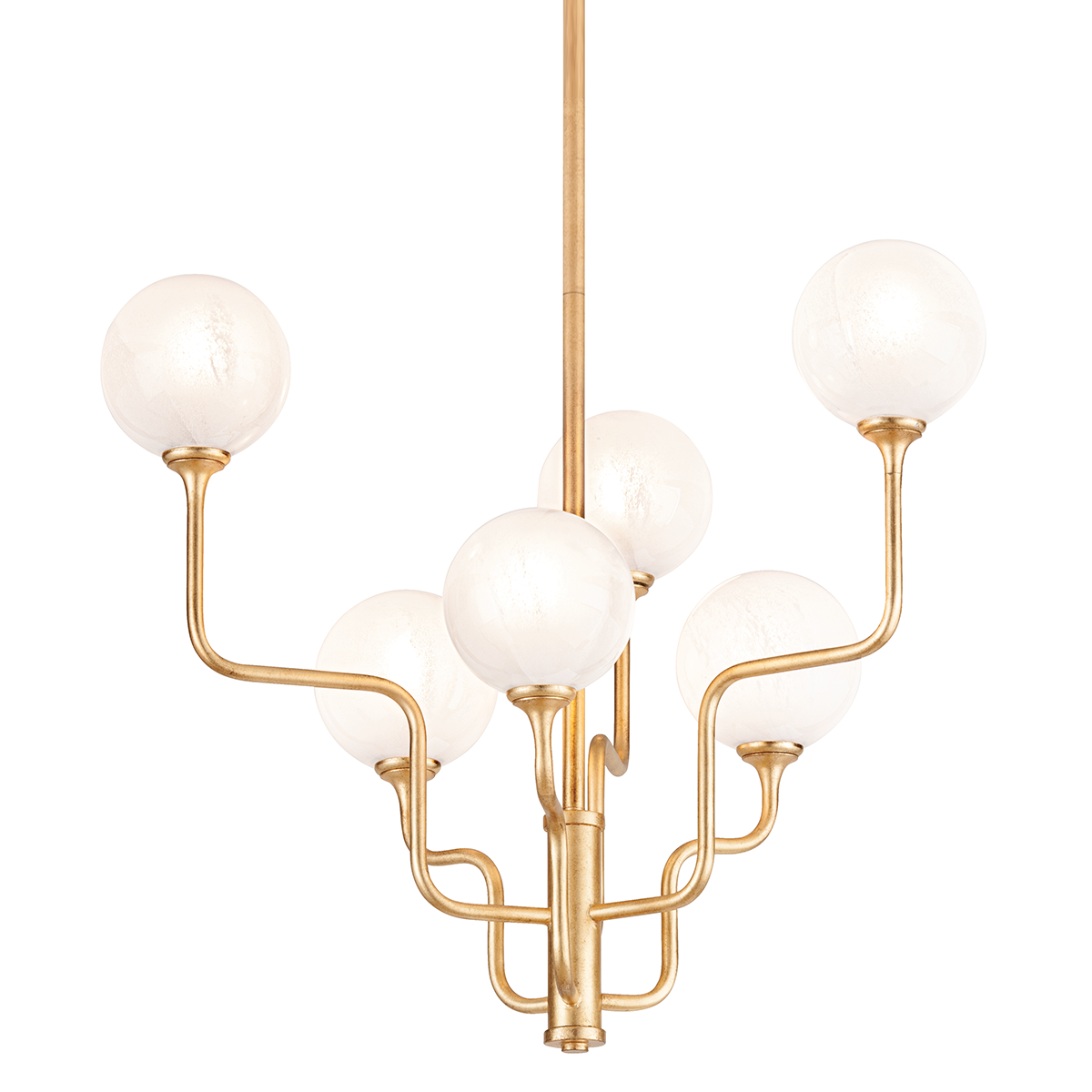 Corbett Lighting Onyx Chandelier Chandelier Corbett VINTAGE GOLD LEAF 28x26 