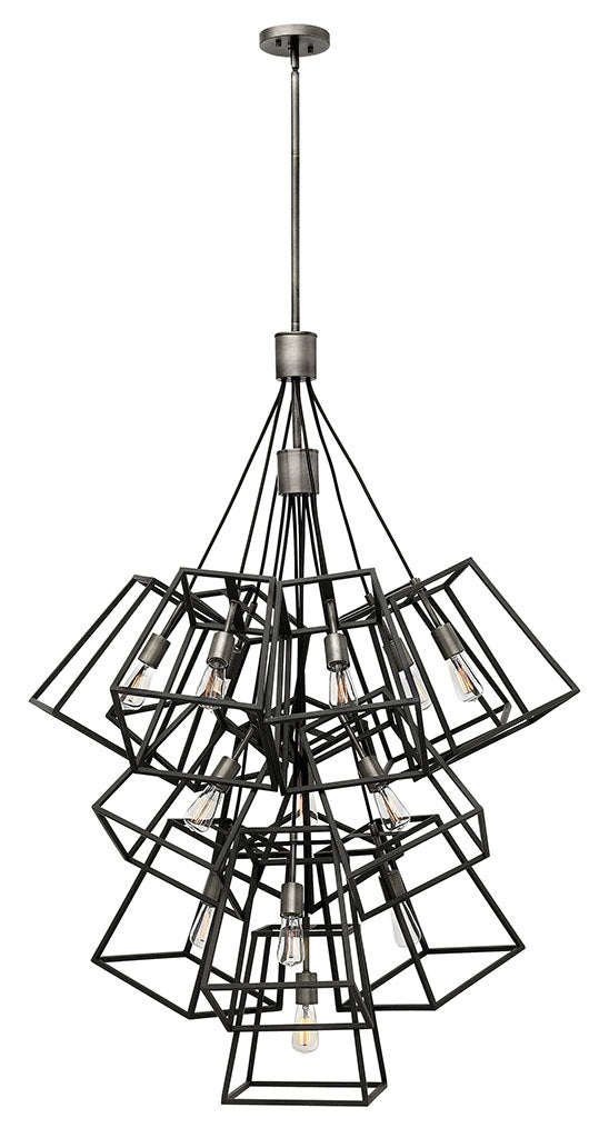 Hinkley Fulton Pendant Pendants Hinkley Aged Zinc 33.5x33.5x54.75 