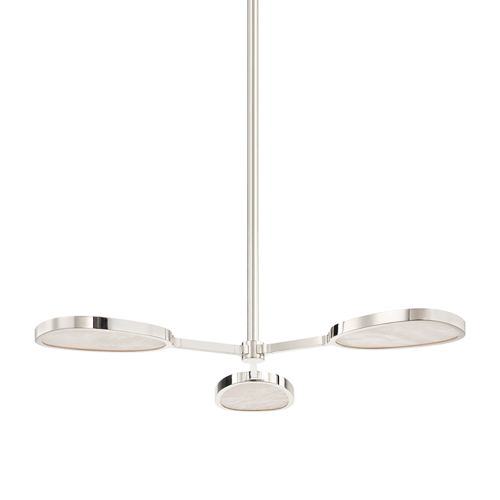 Corbett Lighting Patras Chandelier Ceiling Semi Flush Mounts Corbett Burnished Nickel 38.5x5.75 