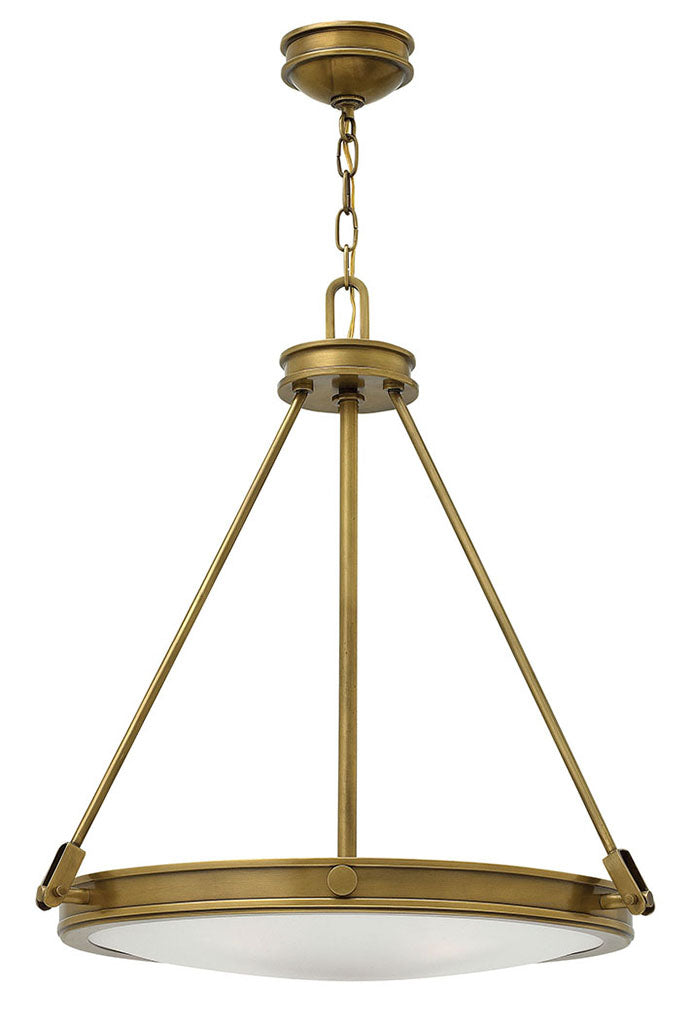 Hinkley Collier Pendant Pendants Hinkley Heritage Brass 21.5x21.5x24.5 