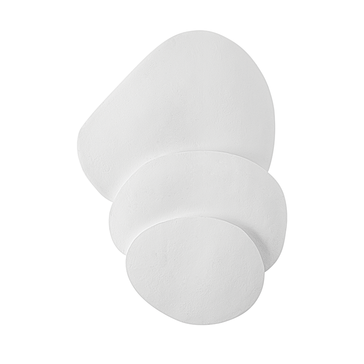 Corbett Lighting AKEMI Wall Sconce Wall Sconce Corbett GESSO WHITE 16.25x22.25 