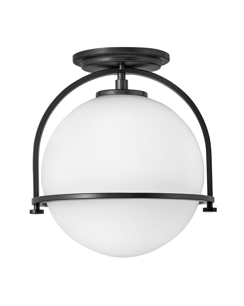 Hinkley Somerset Semi-Flush Mount Semi-flush Mount Hinkley Black 11.5x11.5x12.5 