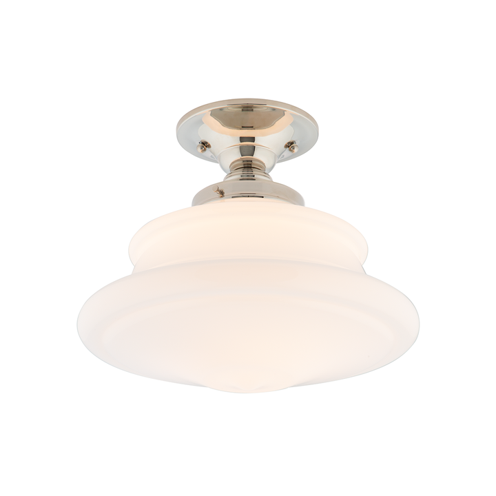 Hudson Valley Lighting Petersburg Semi Flush Ceiling Semi Flush Mounts Hudson Valley Lighting Polished Nickel  