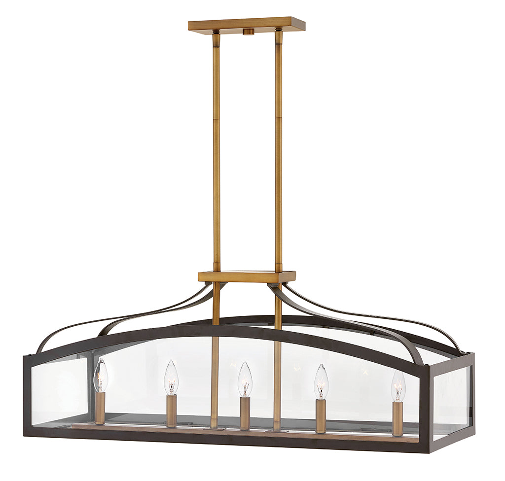 Hinkley Clarendon Chandelier Chandeliers Hinkley Bronze 12.0x36.0x15.0 