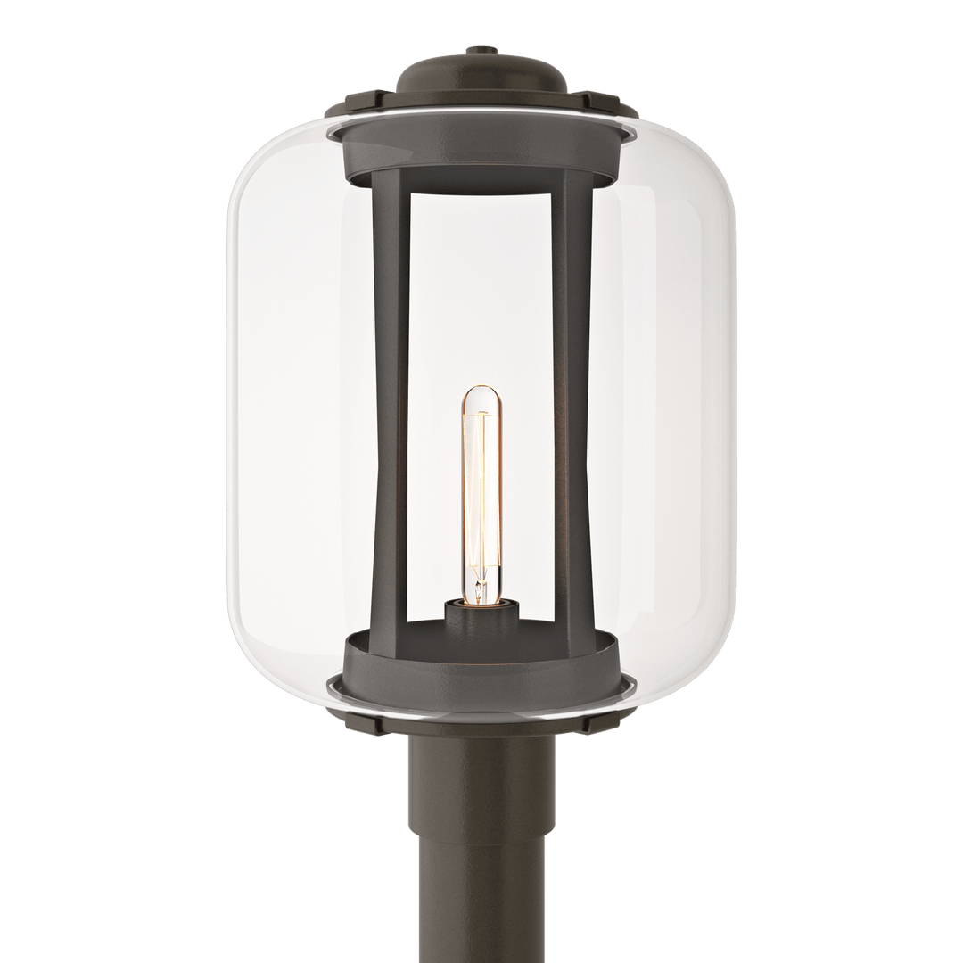 Hubbardton Forge Fairwinds Extra Large Outdoor Post Light Pier & Post Mount Lights Hubbardton Forge Coastal Oil Rubbed Bronze Clear Glass (ZM) 