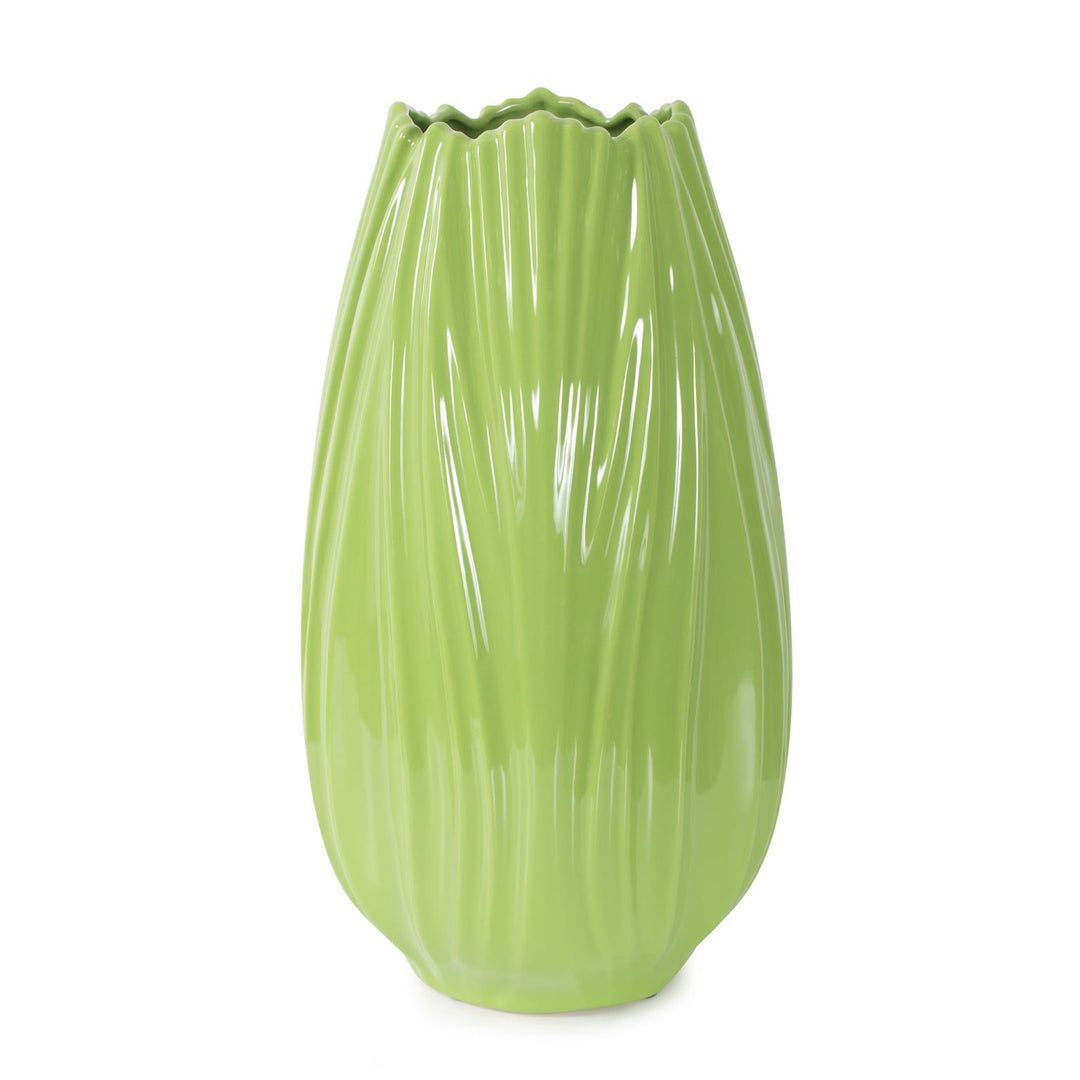 Howard Elliott Collection Field Green Tall Ceramic Vase Vases Howard Elliott Collection   