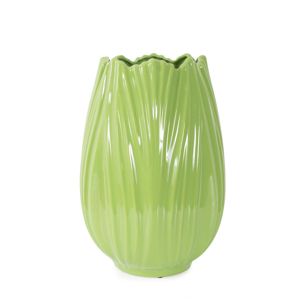 Howard Elliott Collection Field Green Short Ceramic Vase Vases Howard Elliott Collection   