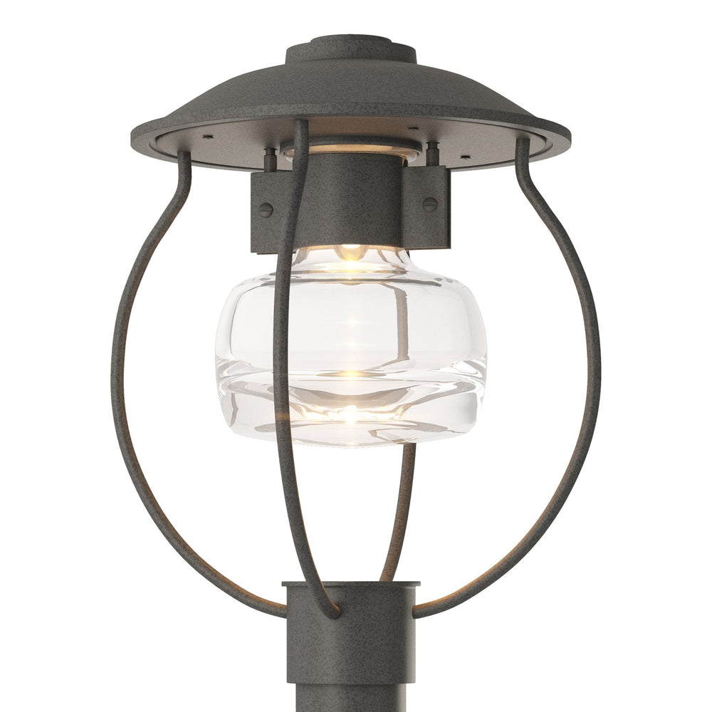 Hubbardton Forge Mason Post Light Pier & Post Mount Lights Hubbardton Forge Coastal Natural Iron Clear Glass (ZM) 