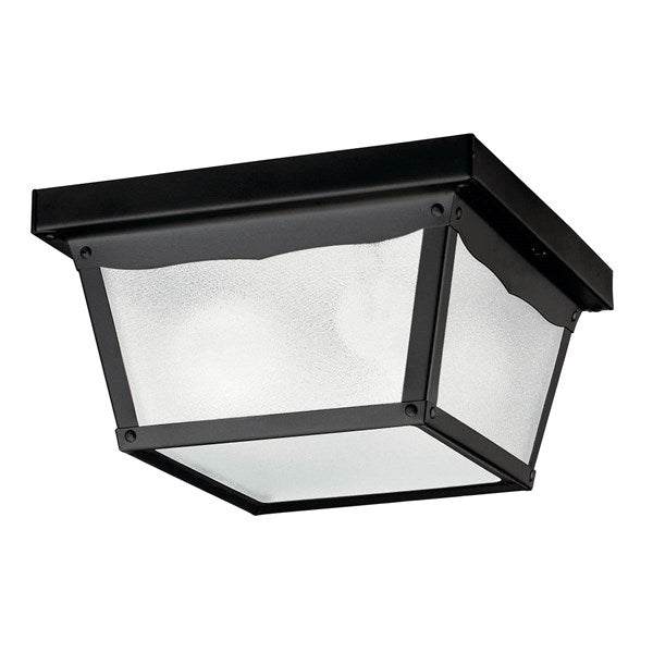 Kichler Outdoor Miscellaneous  Outdoor Flush & Semi Flush Mt Outdoor Wall Lights Kichler Black 9.5x5 