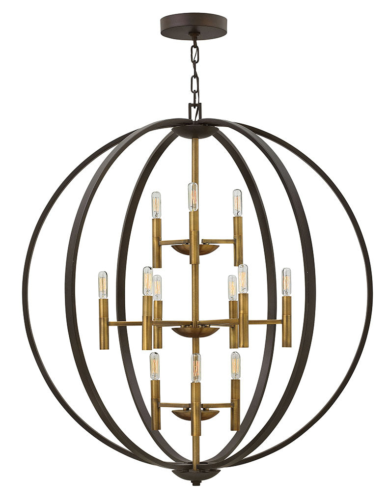 Hinkley Euclid Pendant Ceiling Lanterns Hinkley Spanish Bronze 36.0x36.0x41.0 