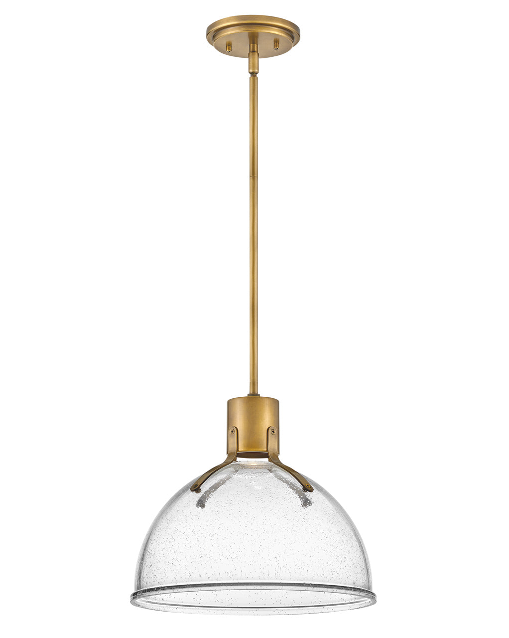 Hinkley Argo Pendant Pendants Hinkley Heritage Brass with Clear Seedy glass 14.0x14.0x12.0 