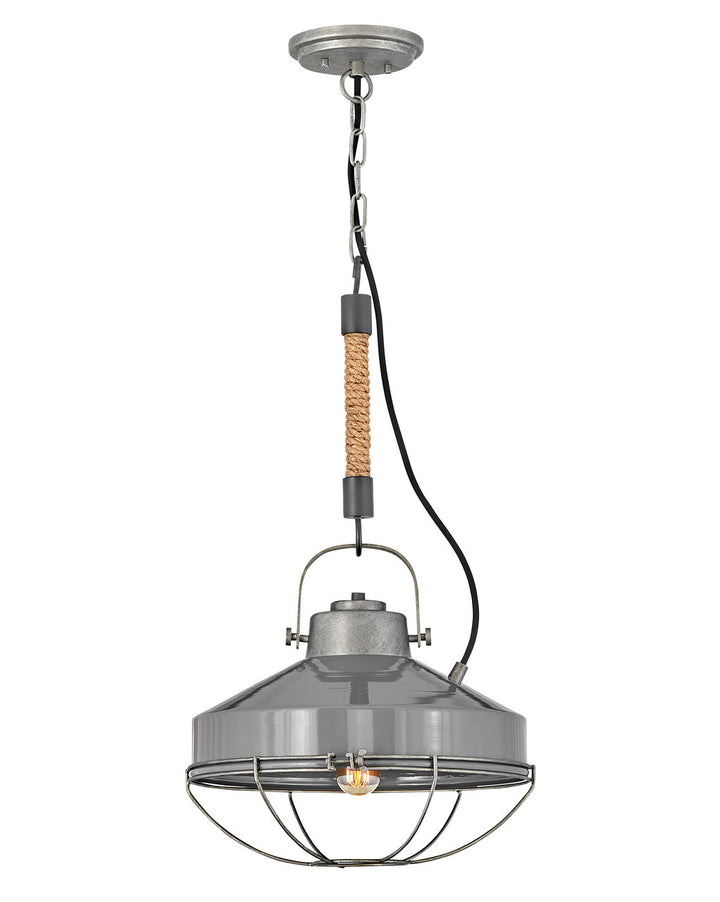 Hinkley Brooklyn Pendant Pendants Hinkley Rustic Pewter 14.0x14.0x24.0 