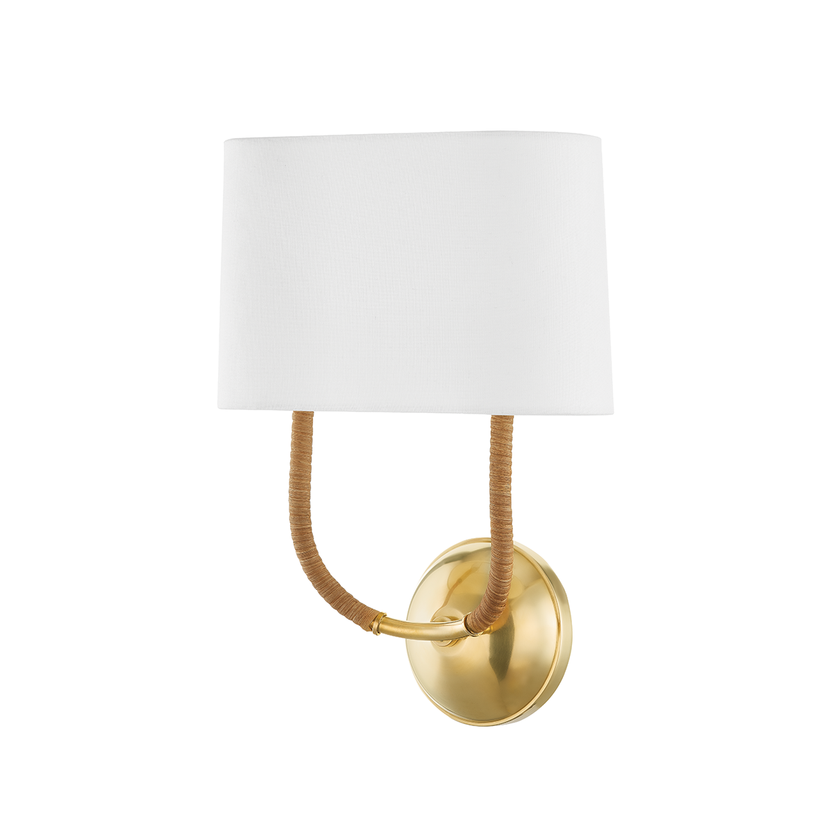 Hudson Valley Lighting Webson Wall Sconce Sconce Hudson Valley Lighting Aged Brass  