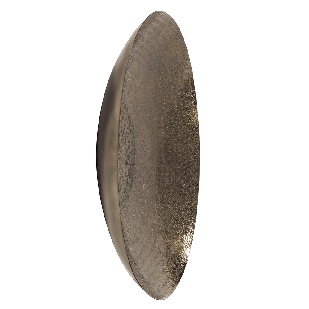 Howard Elliott Collection Deep Bronze Aluminum Tray & Wall Art with Chisel Texture - Large