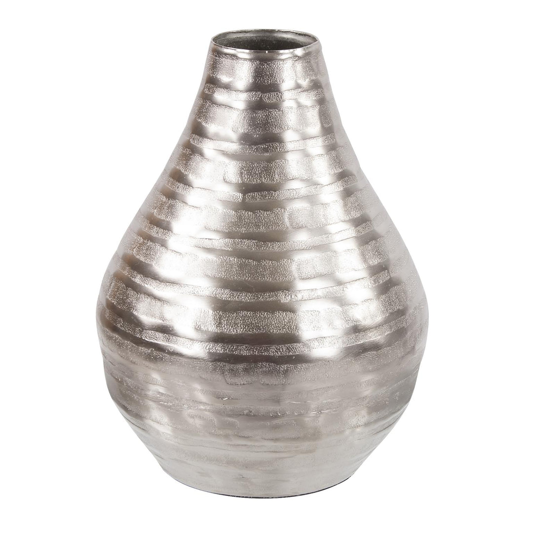 Howard Elliott Collection Chiseled Silver Bell Vase, Large Vases Howard Elliott Collection   