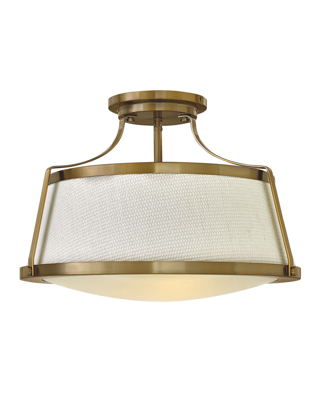 Hinkley Charlotte Semi-Flush Mount Ceiling Semi Flush Mounts Hinkley Brushed Caramel 20.0x20.0x13.5 