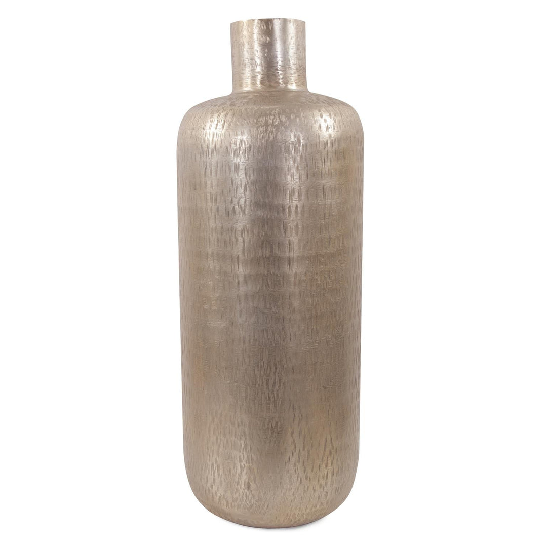 Howard Elliott Collection Etched Crossways Short Neck Bottle Vase, Large Vases Howard Elliott Collection   