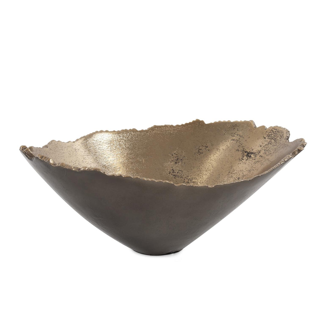 Howard Elliott Collection Baniff Jagged Edged Deep Bowl, Large Bowls Howard Elliott Collection   