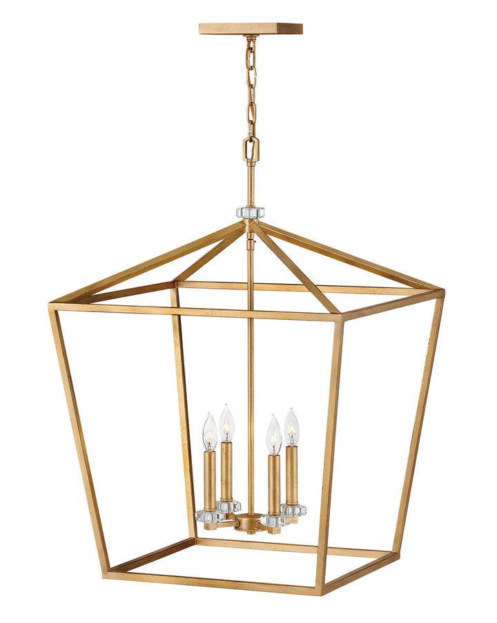 Hinkley Stinson Chandelier Chandeliers Hinkley Distressed Brass 22.0x22.0x31.5 