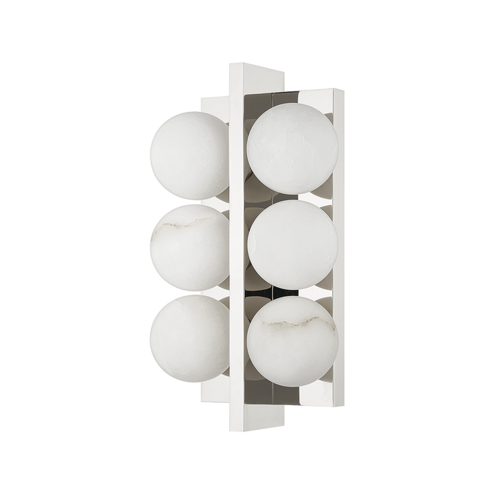 Corbett Lighting EMILLE Wall Sconce Wall Sconces Corbett Polished Nickel 6.75x12.25 