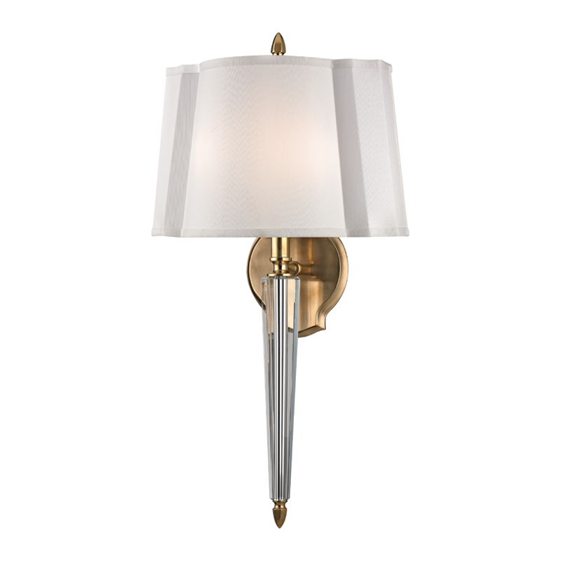 Hudson Valley Lighting Oyster Bay Wall Sconce Sconce Hudson Valley Lighting Aged Brass  