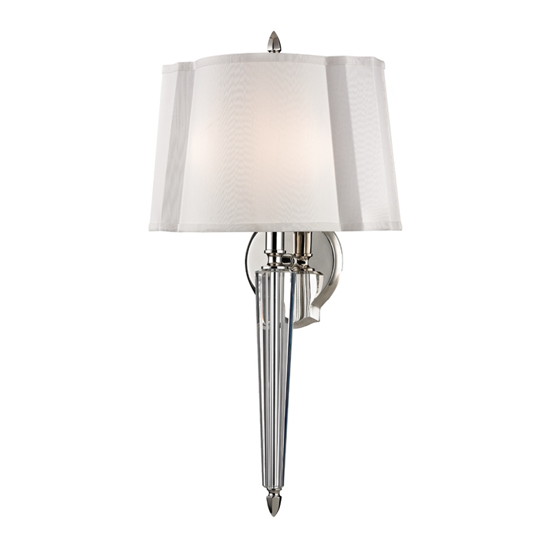 Hudson Valley Lighting Oyster Bay Wall Sconce Sconce Hudson Valley Lighting Polished Nickel  