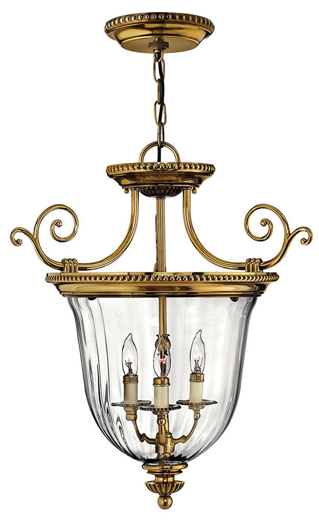 Hinkley Cambridge Pendant Pendants Hinkley Burnished Brass 21.25x21.25x22.5 