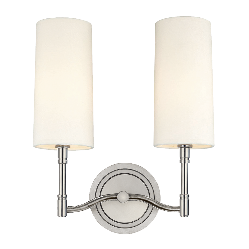 Hudson Valley Lighting Dillon Wall Sconce Sconce Hudson Valley Lighting Polished Nickel  