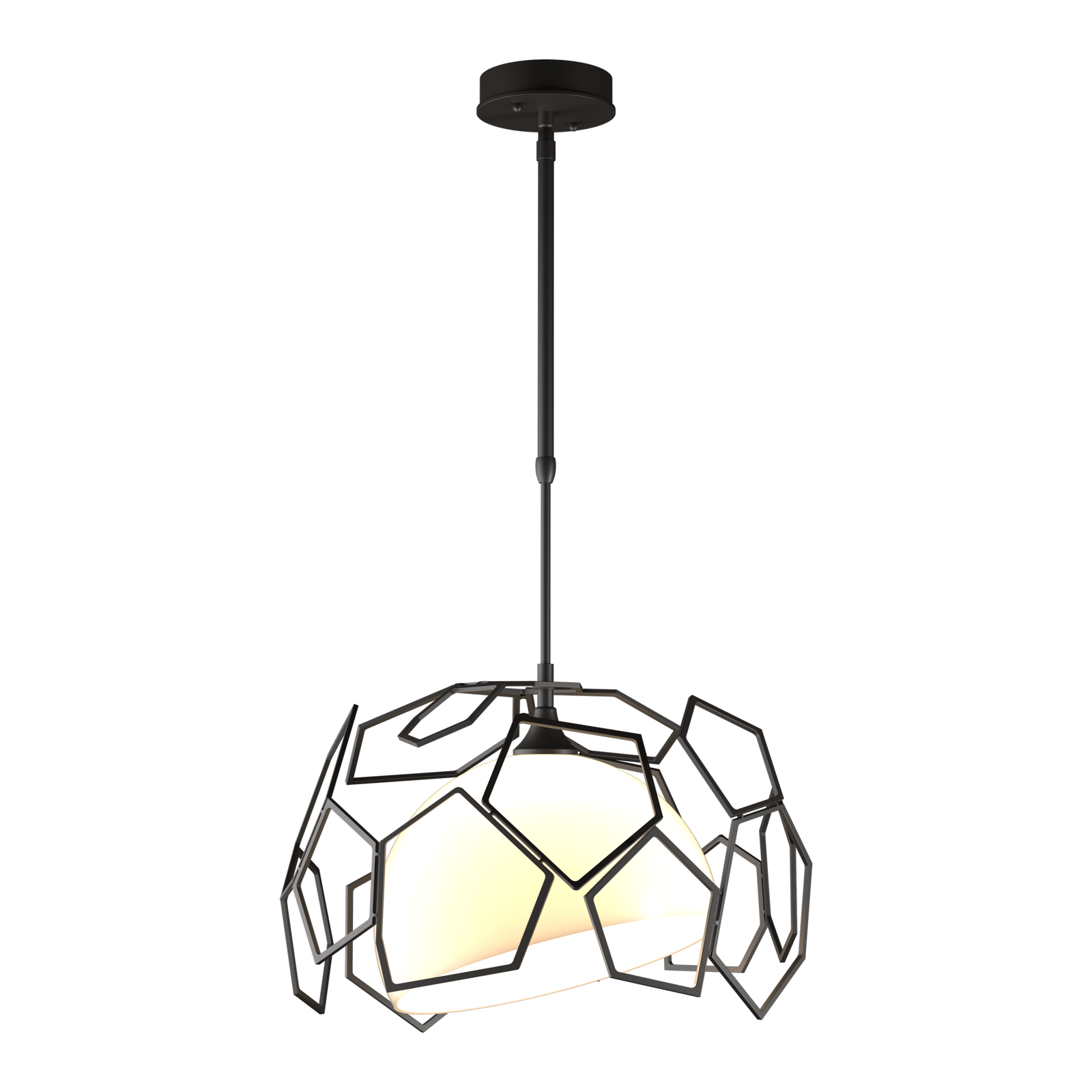 Hubbardton Forge Umbra Outdoor Pendant Outdoor Light Fixture l Hanging Hubbardton Forge Coastal Oil Rubbed Bronze Opal Glass (GG) 