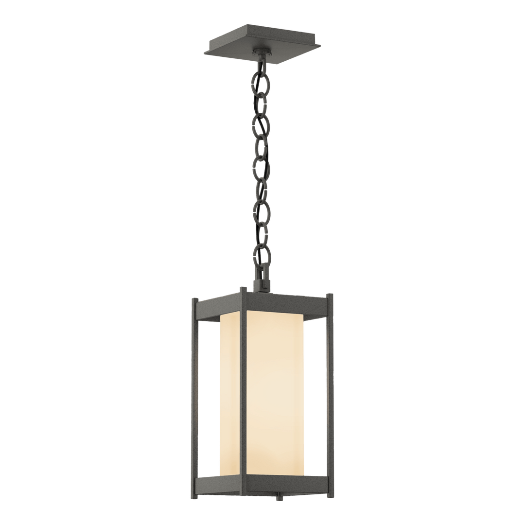 Hubbardton Forge Cela Medium Outdoor Lantern Outdoor Wall Lights Hubbardton Forge Coastal Natural Iron Opal Glass (GG) 