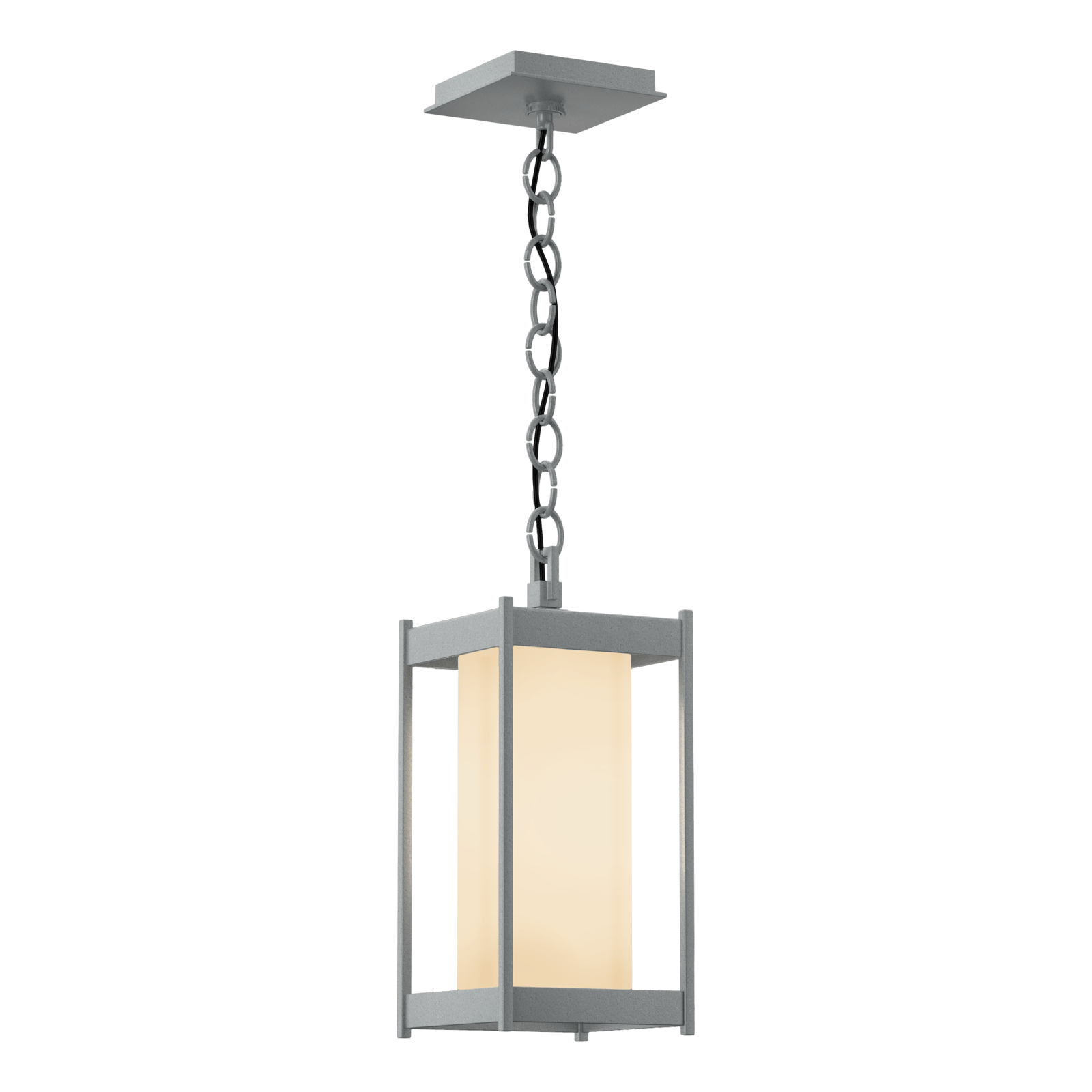 Hubbardton Forge Cela Medium Outdoor Lantern Outdoor l Wall Hubbardton Forge Coastal Burnished Steel Opal Glass (GG) 