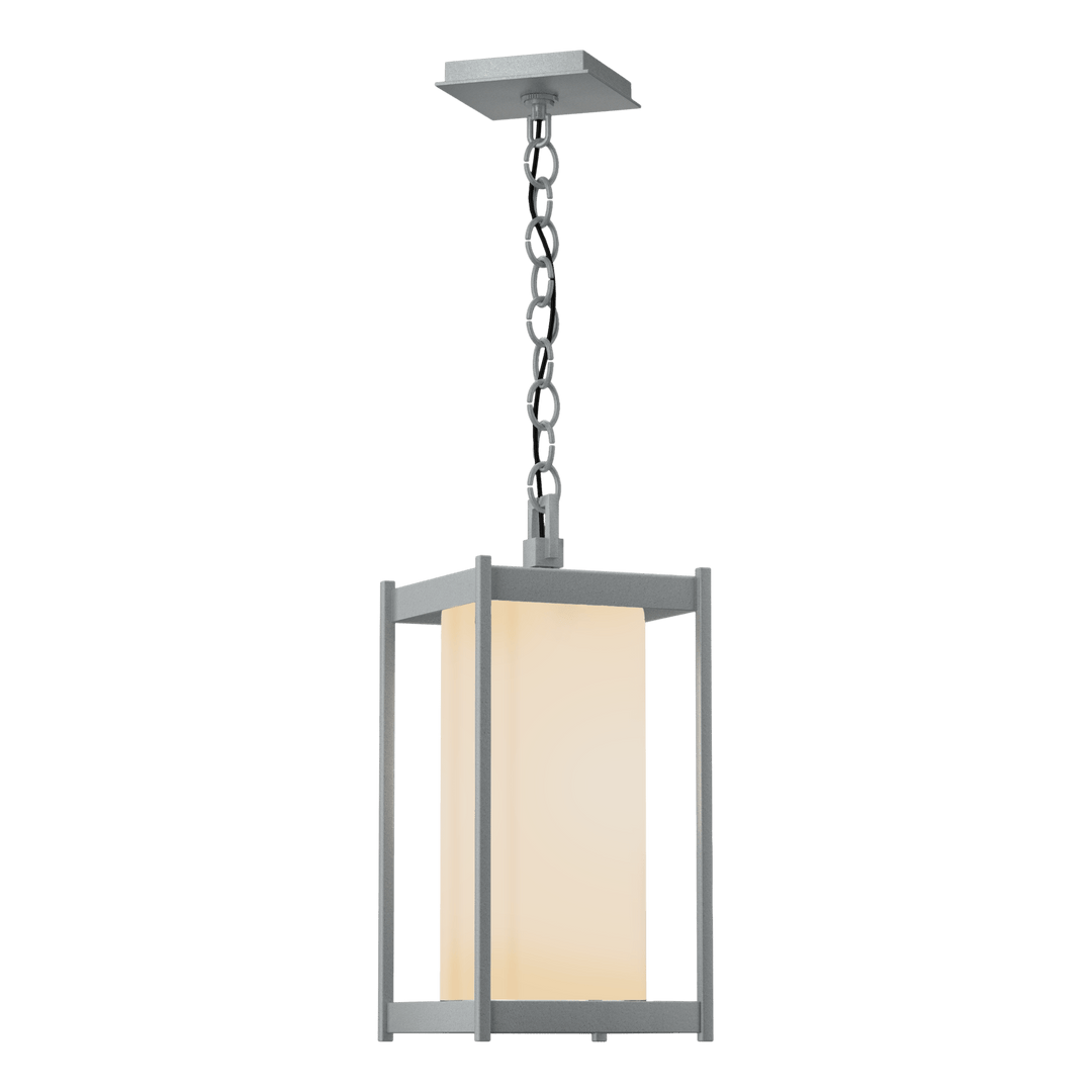 Hubbardton Forge Cela Large Outdoor Lantern Outdoor Wall Lights Hubbardton Forge Coastal Burnished Steel Opal Glass (GG) 