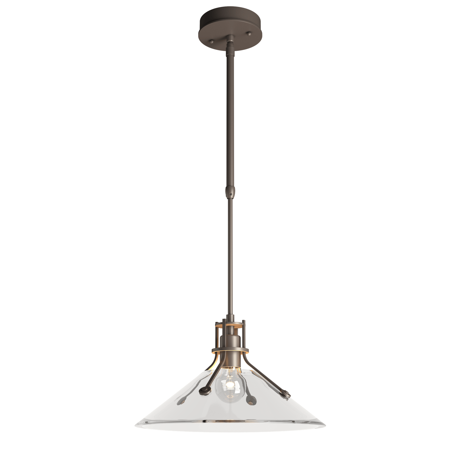 Hubbardton Forge Henry Outdoor Pendant with Glass Medium