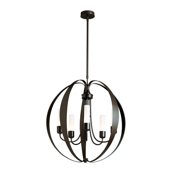 Hubbardton Forge Pomme Outdoor Pendant Outdoor Hanging Lights Hubbardton Forge Coastal Oil Rubbed Bronze Opal Glass (GG) 