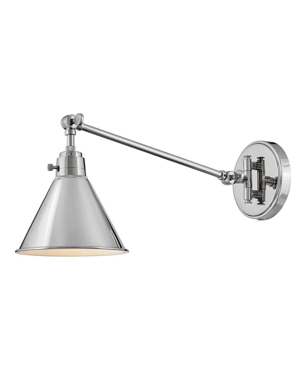 Hinkley Arti Sconce Wall Sconces Hinkley Polished Nickel 18.75x7.75x10.25 