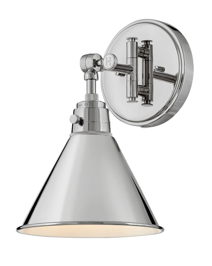 Hinkley Arti Sconce Wall Sconces Hinkley Polished Nickel 9.0x7.75x12.25 