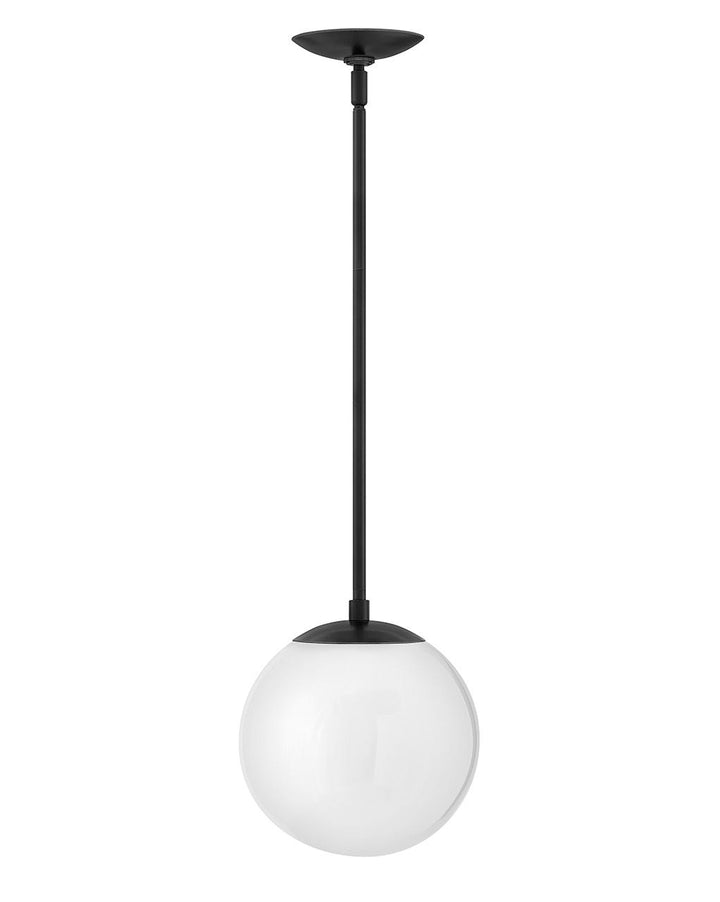 Hinkley Warby Pendant Pendants Hinkley Black with White glass 9.5x9.5x10.75 