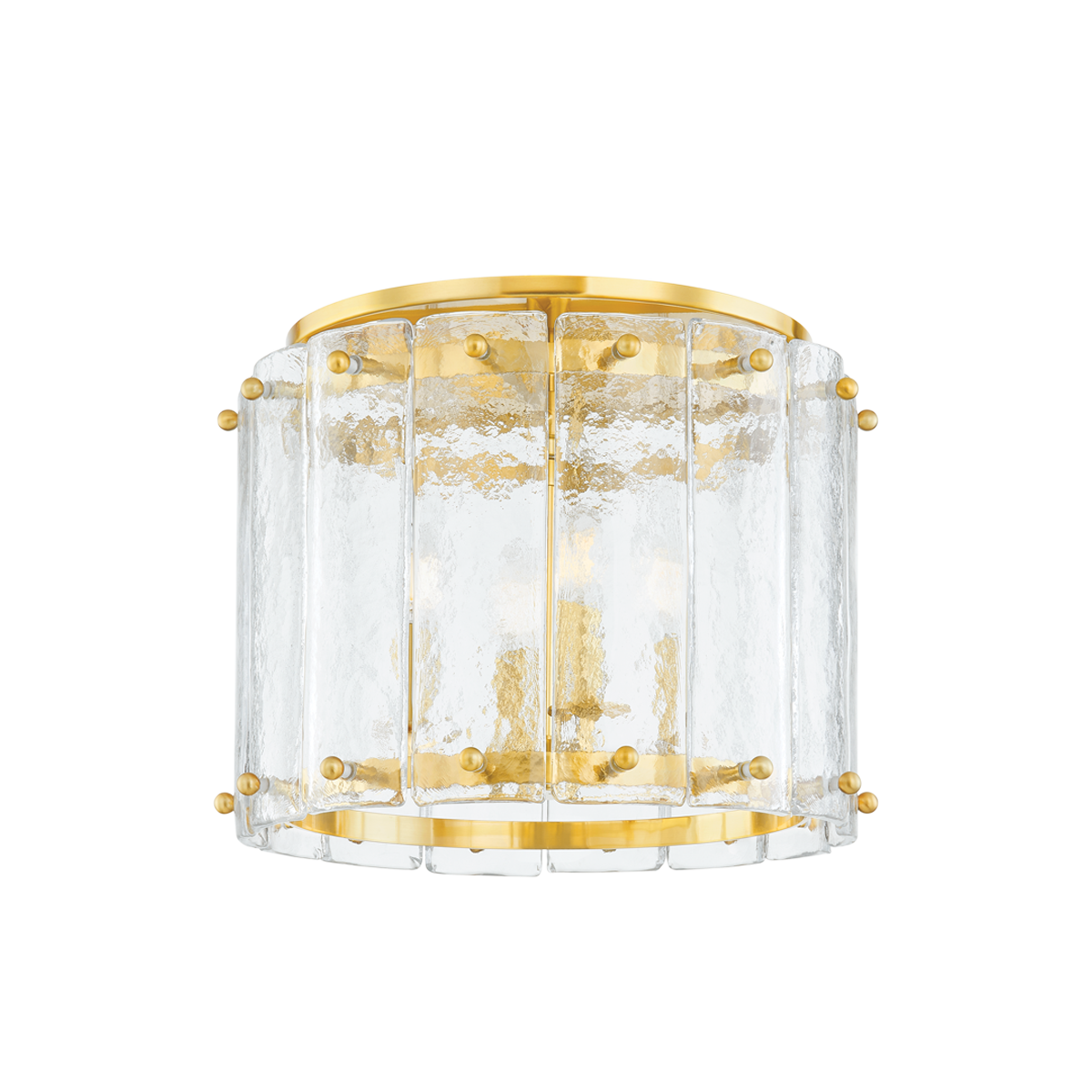 Corbett Lighting RIO Flush Mount Flush Mount Corbett VINTAGE POLISHED BRASS 16.75x12.75 